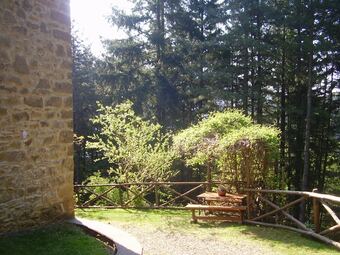 House With One Bedroom In Bibbiena, With Wonderful Mountain View, Pool Access, Furnished Garden