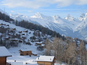 Top Chalet With Unobstructed Views In The Middle Of The Ski Resort Of La Tzoumaz