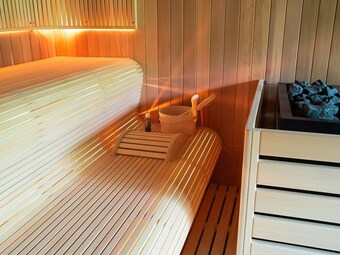 Delightful Holiday Home In Aubel Ardennes,private Pool/sauna