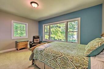 Lakefront Gobles Home With Private Dock And Boats!