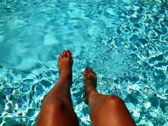 Turquoise & Wood Stylish House 23