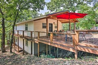 Stylish Grand Lake Retreat With Fishing Dock!