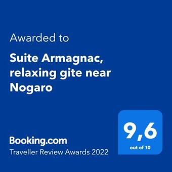 Apartamento Suite Armagnac, Relaxing Gite Near Nogaro