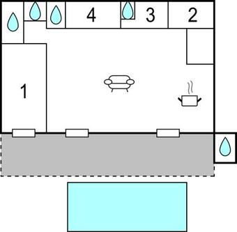 Beautiful Home In St Victor La Coste With Outdoor Swimming Pool, Wifi And 4 Bedrooms