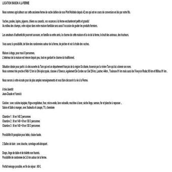 Agroturismo Charmante Maison � La Ferme