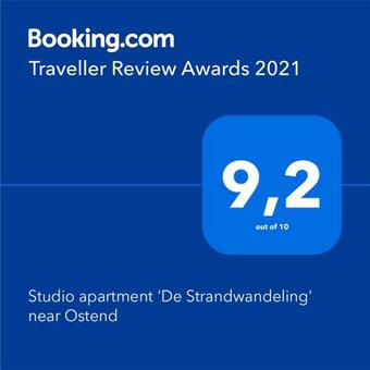 Studio Apartment 'de Strandwandeling' With Frontal Sea View Near Ostend
