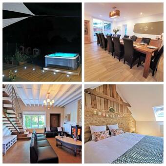 Le Pavillon De L'herboriste 14p Jacuzzi Jardin