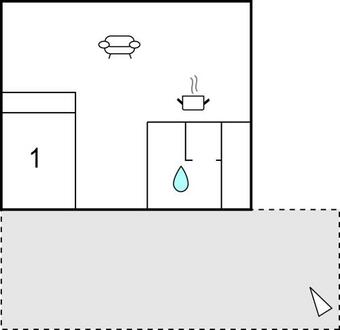 One-bedroom Holiday Home In Skjoldastraumen