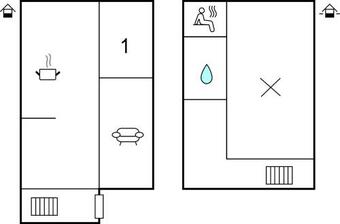 Stunning Home In Myresj� With Sauna And 1 Bedrooms