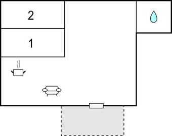 Beautiful Home In Aremark With 2 Bedrooms