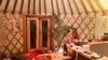 The Mongolian Yurt In The Village
