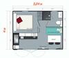 Mini-chalet - Vakantiepark 't Urkerbos