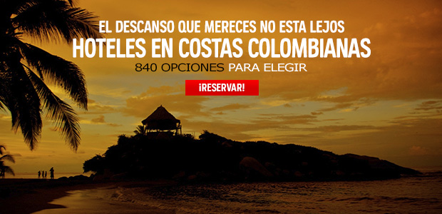 Reserva Hoteles en las costas Colombianas
