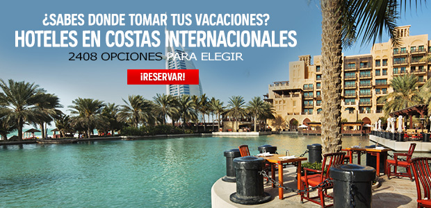 Reserva tus Hoteles de Sol y Playa internacionales